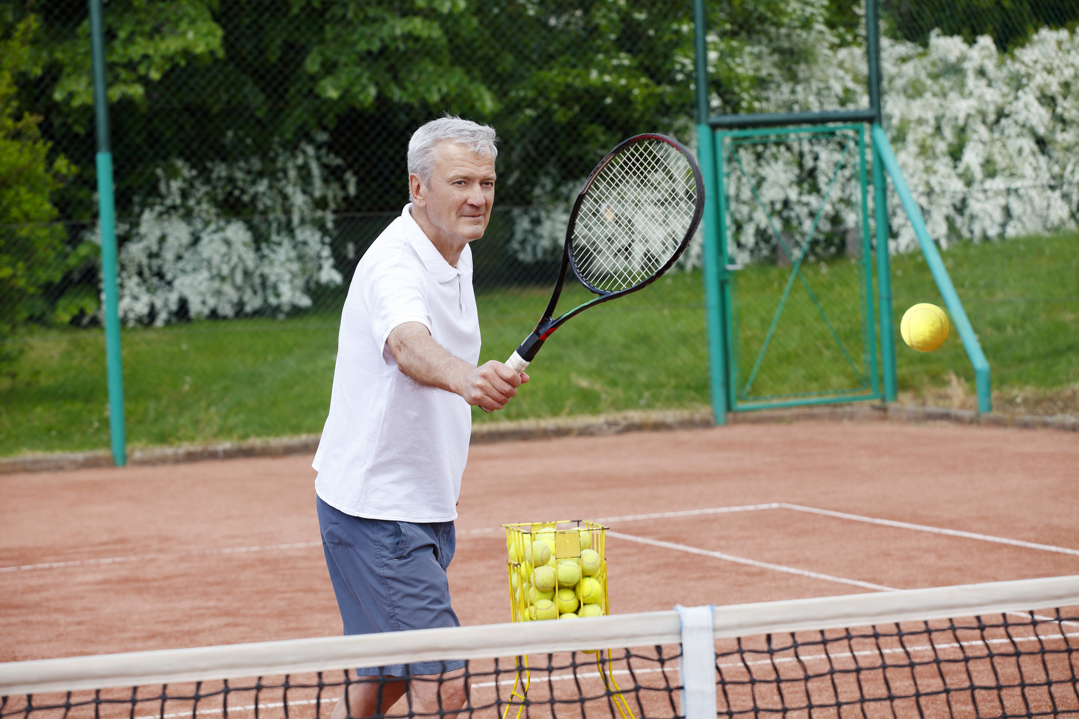 Playing tennis may prolong your ...