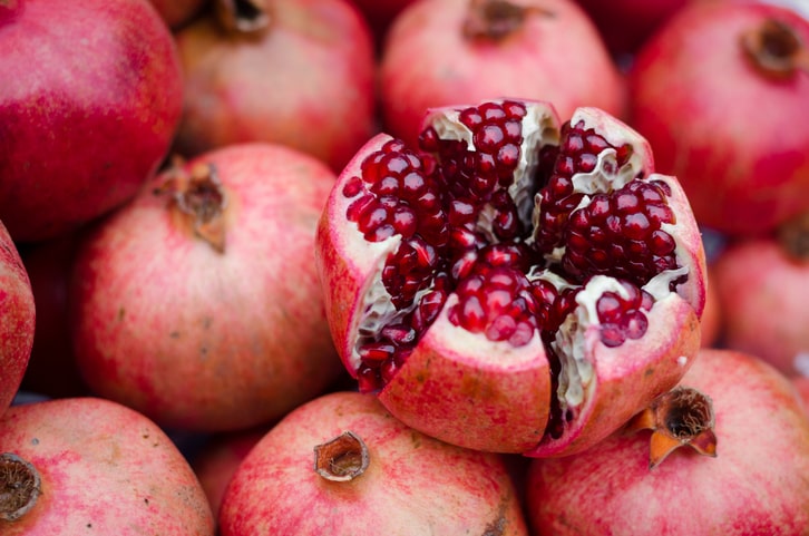 Pomegranates and Berries Can Red...