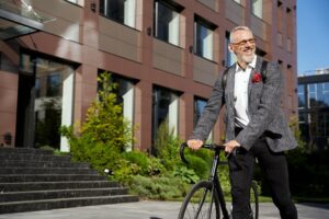 Biking and Strolling to Work Linked to Decrease Well being Dangers, Examine Finds